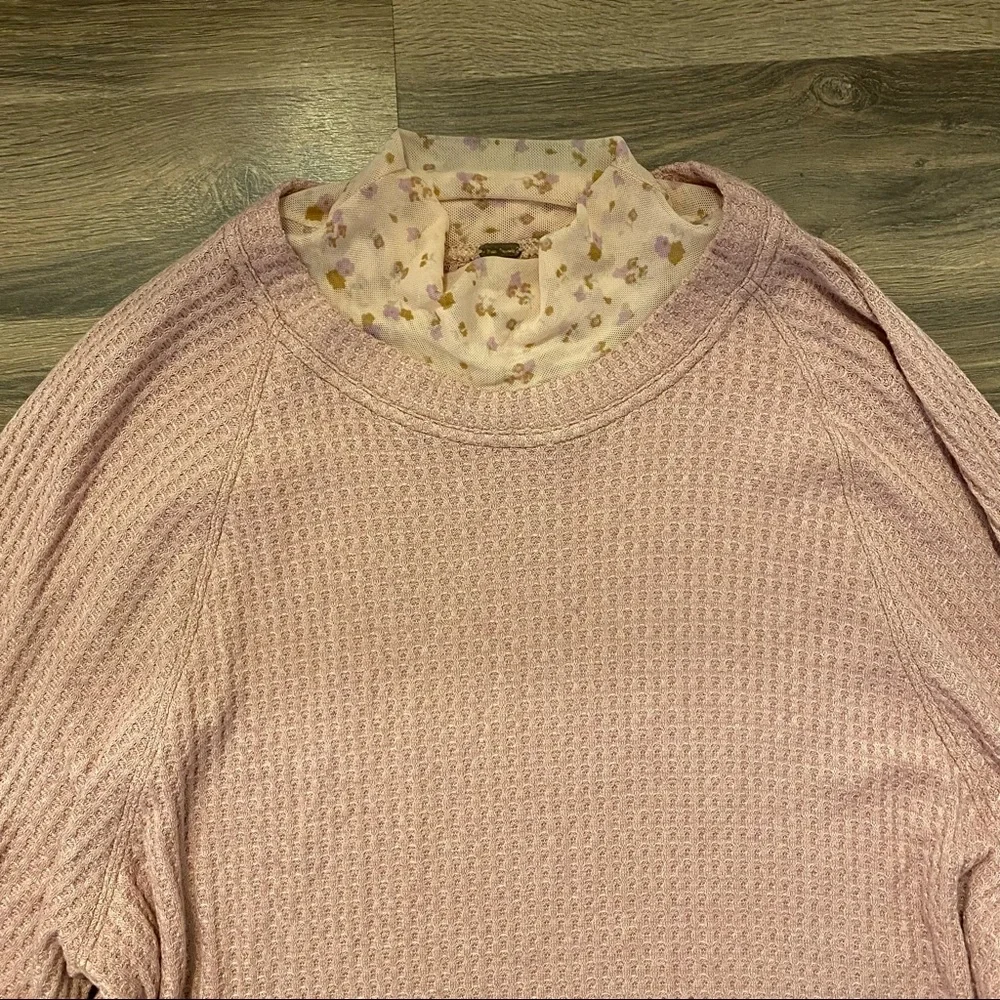 Free People Opposites Attract Pink Sweater Dress - Picture 6 of 9